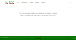 Desktop Screenshot of casaruralenlarioja.com